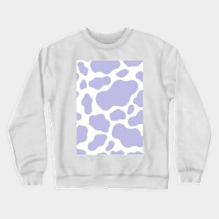 Purple Cow pattern Crewneck Sweatshirt